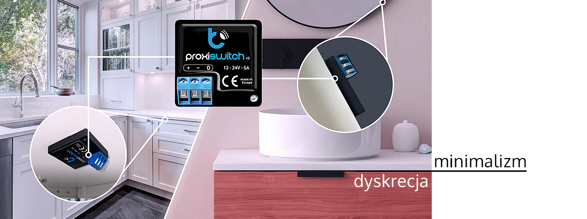 Cecha wyłącznika zbliżeniowego proximitydimmer